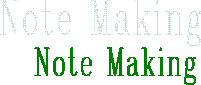 Note Making