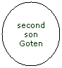 Oval: second son Goten
